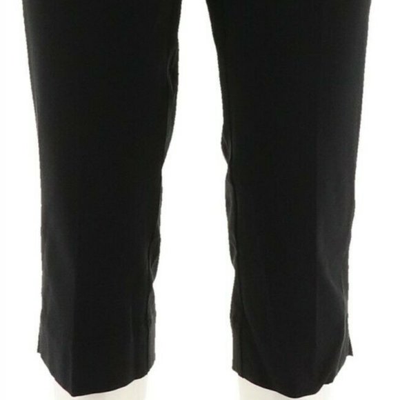 NWT ISAAC MIZRAHI STRETCH PULL-ON CROP PANTS 24P - Picture 3 of 10